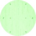 thumbnail image 1 of Ahgly Company Indoor Round Solid Green Modern Area Rugs, 6' Round, 1 of 1