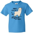 thumbnail image 3 of Inktastic Mimi's You Say Alpaca My Bags Youth T-Shirt, 3 of 5