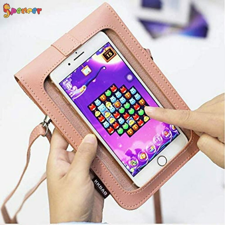 Spencer Women's Small Cell Phone Carrier, Mini Crossbody Bag with