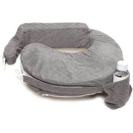 UPC: 0705873001474 | My Brest Friend Deluxe Nursing Pillow for Breastfeeding & Bottle Feeding Enhanced Posture Support Double Straps & Removable Extra Soft Slipcover Evening Grey Deluxe Evening Grey Nursing Pillow