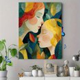 thumbnail image 4 of Sapphic Love Canvas Wall Art, LGBTQ+ Pride Illustration, Feminist Home Wall Decor, 4 of 8