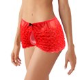 thumbnail image 5 of MuZeFu Transparent Underwear for Women Men Low Waisted Erotic Underwear Mesh Lace Shorts Cake Pants Bow Tie, 5 of 5