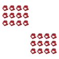 thumbnail image 3 of Inteprter 12 Uds. Caja con lazo para regalo, pendientes, almacenamiento, joyería, anillo, organizador, collar, embalaje, vitrina, colgantes de Type1 NO1, 3 of 6