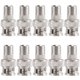 thumbnail image 1 of 10pcs Adaptador de conectador coaxial enchufe BNC macho a F hembra para Camara del CCTV, 1 of 5