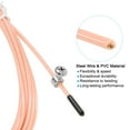 thumbnail image 4 of Uxcell 10Ft Speed Jump Rope Replacement Cable 2.5mm Professional Skipping Rope Steel Wire Orange 2 Pack, 4 of 6