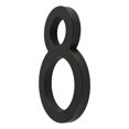 thumbnail image 2 of Número 8 Arquitectónico Hyko Metal Negro 15.2X9 Cm, 2 of 3