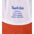 thumbnail image 4 of SimpliKids UPF 50+ UV Ray Sun Protection Wide Brim Baby Sun Hat,Orange,2-4 Years, 4 of 4