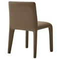 thumbnail image 6 of Side Dining Chair, Brown, Faux Leather, Bar Pub Cafe Bistro Dining Kitchen Hospitality Restaurant, Modern Contemporary, HB37843, 6 of 9