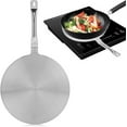 thumbnail image 3 of Heat Diffuser Simmer Ring Plate, Stainless Steel Hob Ring Plate With Heat Proof Handle For Gas/electric/induction Cooker(9.44in), 3 of 5