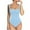 Light Blue, variant on Idoravan Women's Slimming Long Leg Bodysuit,Women's Casual, Breathable and Comfortable Sports Color Sleeveless Jumpsuit Jumpsuit Shorts Gray XXL