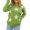 Green, variant on Dtydtpe Clearance Sales, Womens Long Sleeve Tops Women Long Sleeve Sweater Casual Elegant Round Neck Star Pattern Plus Size Knit Sweater Top Sweaters for Women