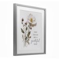 thumbnail image 2 of Stupell Industries Shabby Chic Grateful Heart Pressed Flowers Gray Framed Print Under Glass, 17 x 21, by Lettered and Lined, 2 of 8
