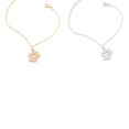 thumbnail image 3 of Collier Animal Empreinte de Patte de Chat Chien Collier Mignon Femmes Femmes Pendentif Long Mignon Délicat Chaîne Collier, 3 of 9