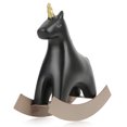 thumbnail image 4 of Black Rocking Horse Ornament,Rocking Horse Statue Black Horse Statue Metal Horse Statue High-Precision Functionality, 4 of 8
