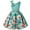 Dark Blue, variant on WOLLED Kids Toddler Flower Girls off Shoulder Dress Pageant Party Floral Formal Dresses Floral Ruffles Flower Dress Ball Gown 2-10Y
