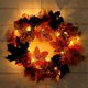 thumbnail image 1 of Halloween Garland Decor Fall Deco Garland With Light Pumpkin Door Garland Table Garland Deco Wall Decor Thanksgiving Halloween Christmas Leaf Decorati, 1 of 5