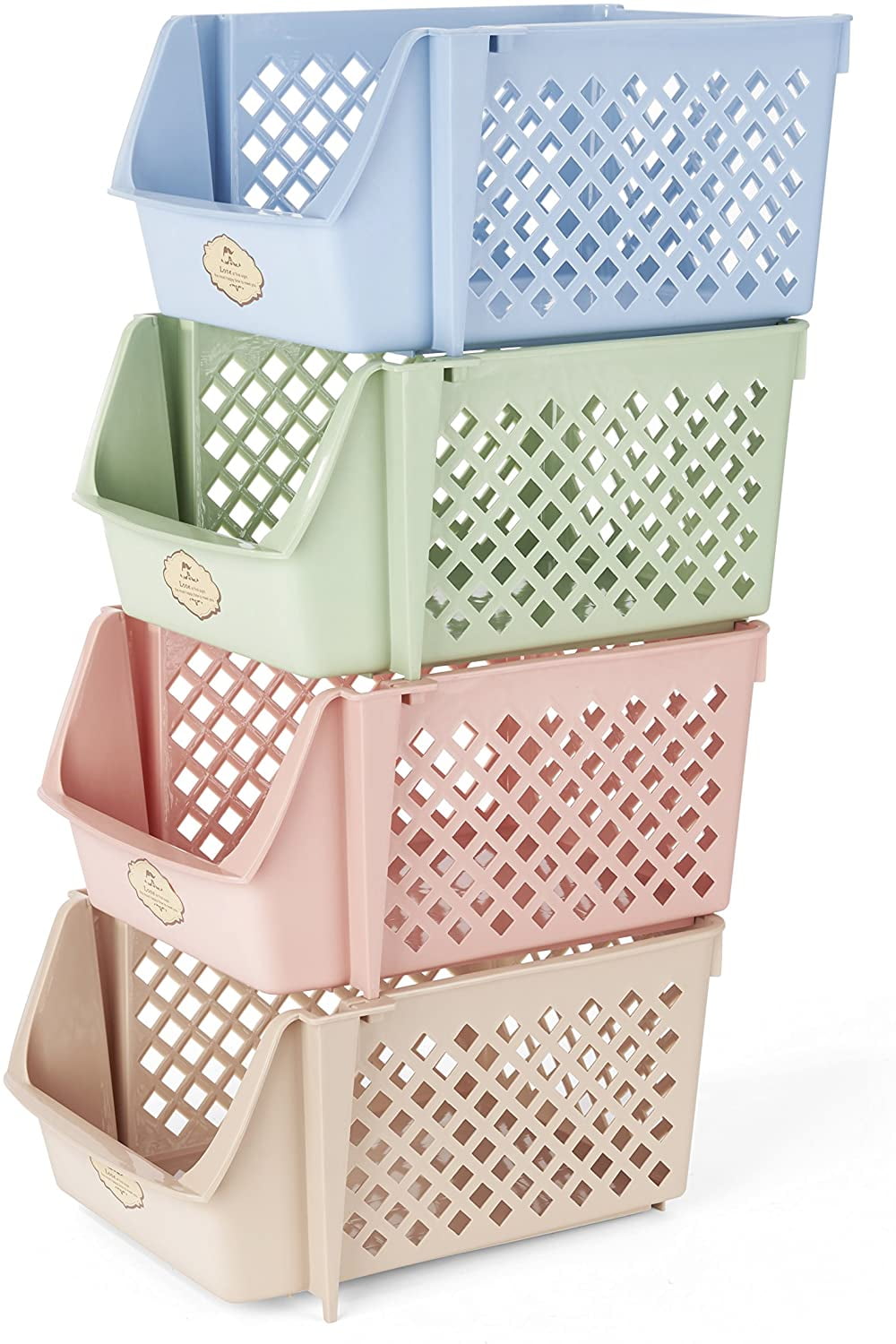 Four-storey Storage Bag Foldable Hanging Basket For Cloth Toys Bathroom
