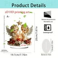 thumbnail image 3 of Angel Ornament under $5! Yannianjz Celebrating Angel Acrylic Decor,2D Blowing Candle Figurine,Birthday Christmas Holiday Ornament,Festive Tabletop Display for Home,Cheerful Angel Desktop Decoration, 3 of 4