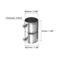 thumbnail image 2 of Uxcell EMT Coupling, 25mm(1") Set Screw Coupling 47mm Conduit Fittings 0.6mm Thick, 10 Pack, 2 of 5