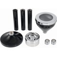 thumbnail image 6 of 3-Section Adjustable Floor Standing Ashtray with Lid, Stainless Steel Windproof Cigar Ashtrays for Outdoor  Home Office, 6 of 6