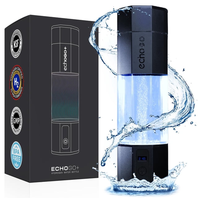Botella de agua Echo Go+ Hydrogen Infusion de 300 ml recargable