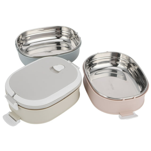 Bento Box, 3-Layer Bento Box For Adults And Kids, With Double Curved Handles For Home,Work,Travel Office Workers Students Insulated Food Container