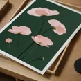 thumbnail image 4 of Abstract Poppy Flower Poster – Minimal Floral Print In Pink And Green Wall Art, Matte Canvas Stretched, Posters for Room Bedroom Living Room Bathroom Wall Decor, Posters & Art Prints, Gift., 4 of 7