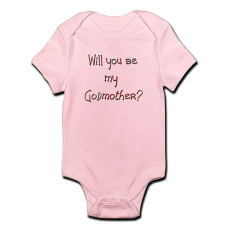 

CafePress - Candaa Will You Be My Godmother Infant Bodysuit - Baby Light Bodysuit