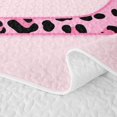 thumbnail image 5 of Catabedysis Personalized Letter Gifts Quilt Full,Classic Leopard Alphabet Z Full Bedspread Sets For Girls,3 Pieces, 5 of 7