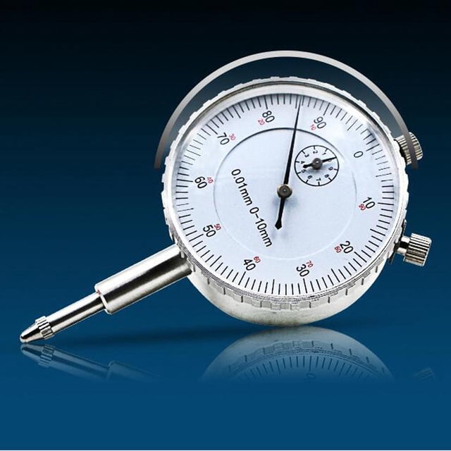 Indicador de Dial de Precisión Cola 0-10 Mm Indicador de Marcación Mecánica