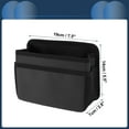 thumbnail image 4 of Unique Bargains Car Trash Can Hanging Car Door Back Seats Fabric Trash Bin Black 1 Pcs, 4 of 6