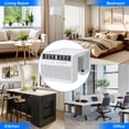 thumbnail image 5 of KISSAIR Window Air Conditioner with Remote Control, 10000 BTU Ashrae 115 Volt U-Shape , U-shaped Window AC Unit 6 Modes and 3 Fan Modes, 24 Hour Timer, 450 Sq.Ft, 5 of 10