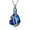 Rainbow, variant on Heart Cremation Jewelry for Ashes Pendant - Simulated Birthstone Urn Necklace Mini Keepsake Cremation Keepsake Ashes Memorial Necklace for Women