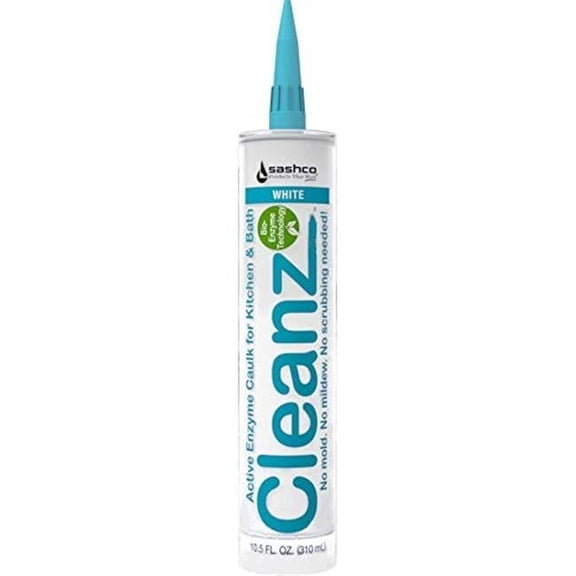 Sashco Sealants 260509 10.5 oz Enzyme Caulk, White
