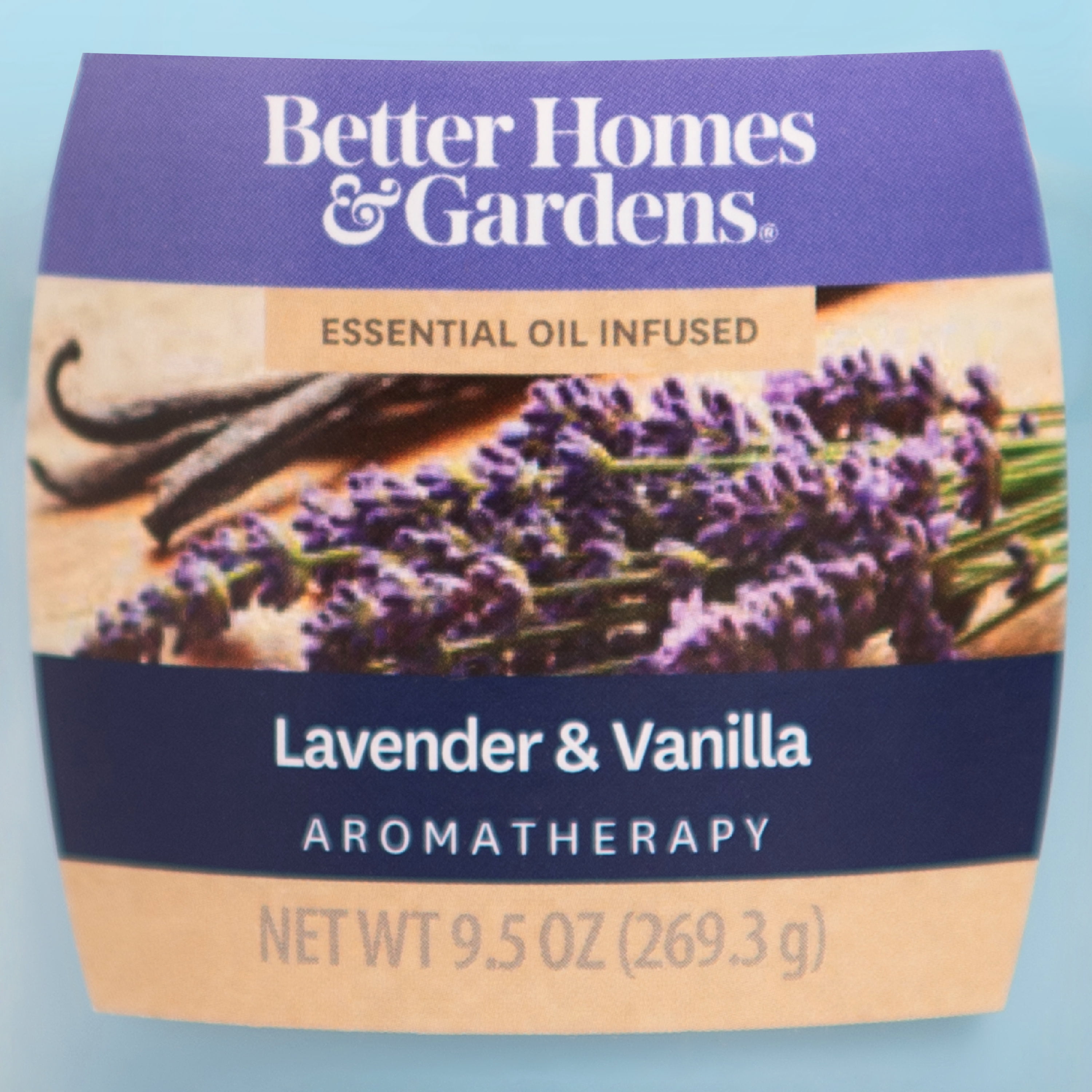 Better Homes & Garden Lavender & Chamomile Aromatherapy 9.5oz Jar Candle, Purple