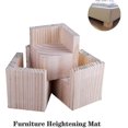 thumbnail image 3 of Juego de 4 elevadores de cama y muebles, elevadores de madera resistentes para muebles, 3 of 3
