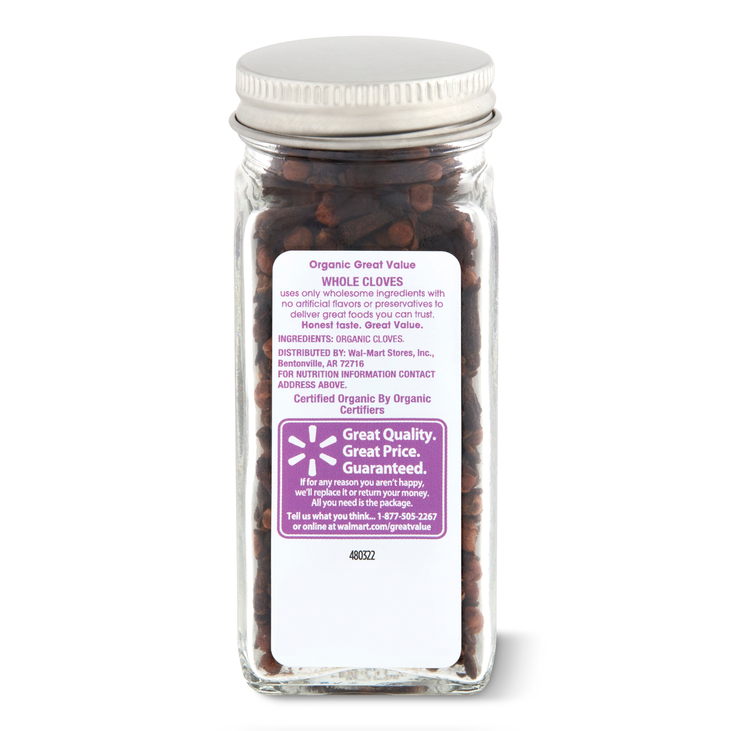 Great Value Organic Whole Cloves, 1.3 oz - image 2 of 10