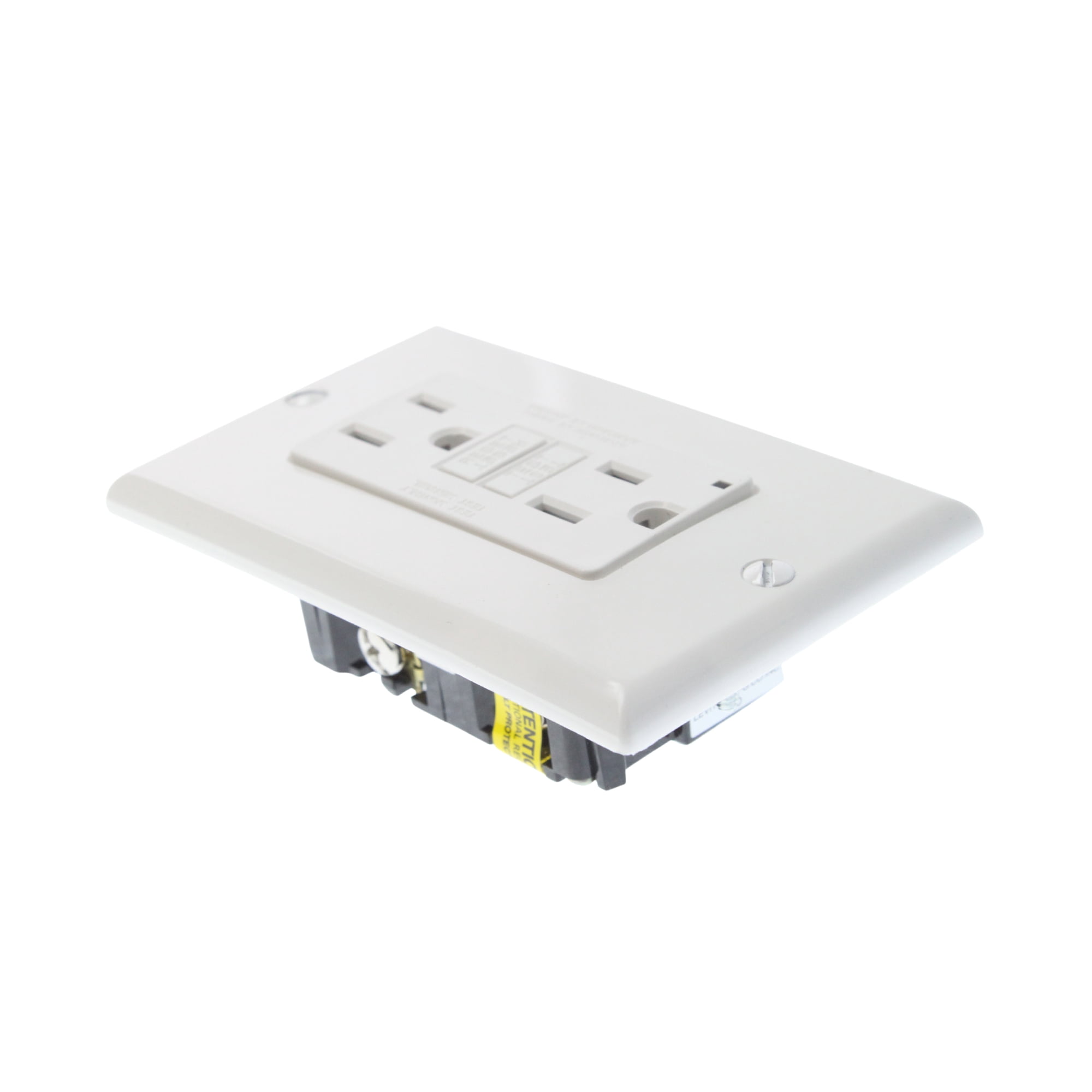 Leviton GFTR1-W Tamper Resistant GFCI Receptacle, 15A, 125V , White