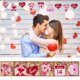 thumbnail image 1 of Viernes Negro Ofertas, Lunes Cibernético, Decoraciones para el día de San Valentín Colgantes de madera Decoración del hogar Decoración de amor Regalo Akmoler, 1 of 9