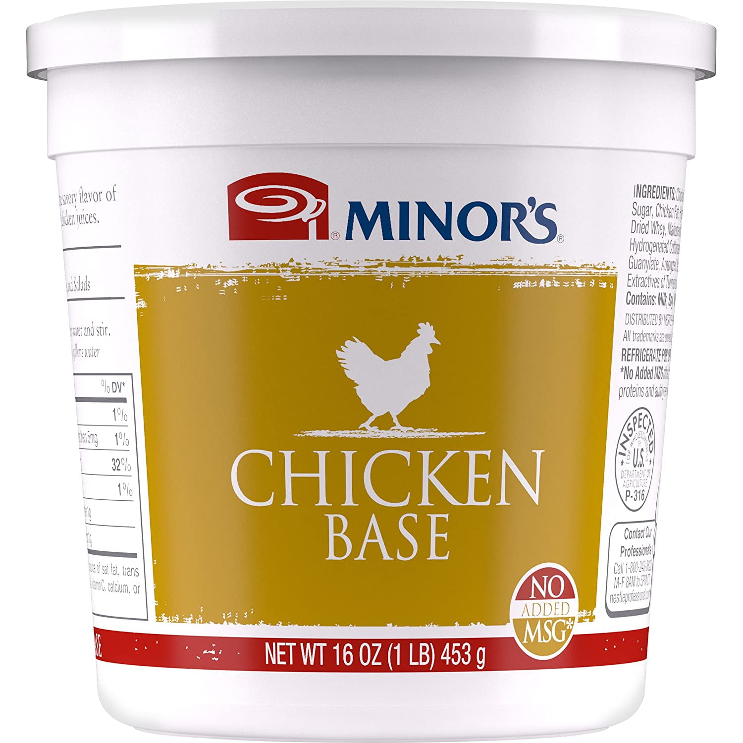 Minors Chicken Base and Stock, Great for Soups and Sauces, 0 Grams