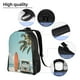 thumbnail image 5 of Fotbe Vintage Surf Van Beach Mochila de Viaje para Laptop, Mochila Ejecutiva Delgada y Resistente 15.6", 5 of 8