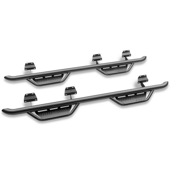 Havoc by RealTruck HS2 Black Hoop Steps Compatible with 2015-2019 Ford F150 SuperCrew 2017-2019 Super Duty F250 F350