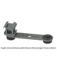 thumbnail image 7 of Almencla Triple Cold Shoe Mounts Plate Expansion Bracket Accessories for Gimbal Stabilizer 1/4'' Screw Microphone Stand Rig Three Head Gray, 7 of 7