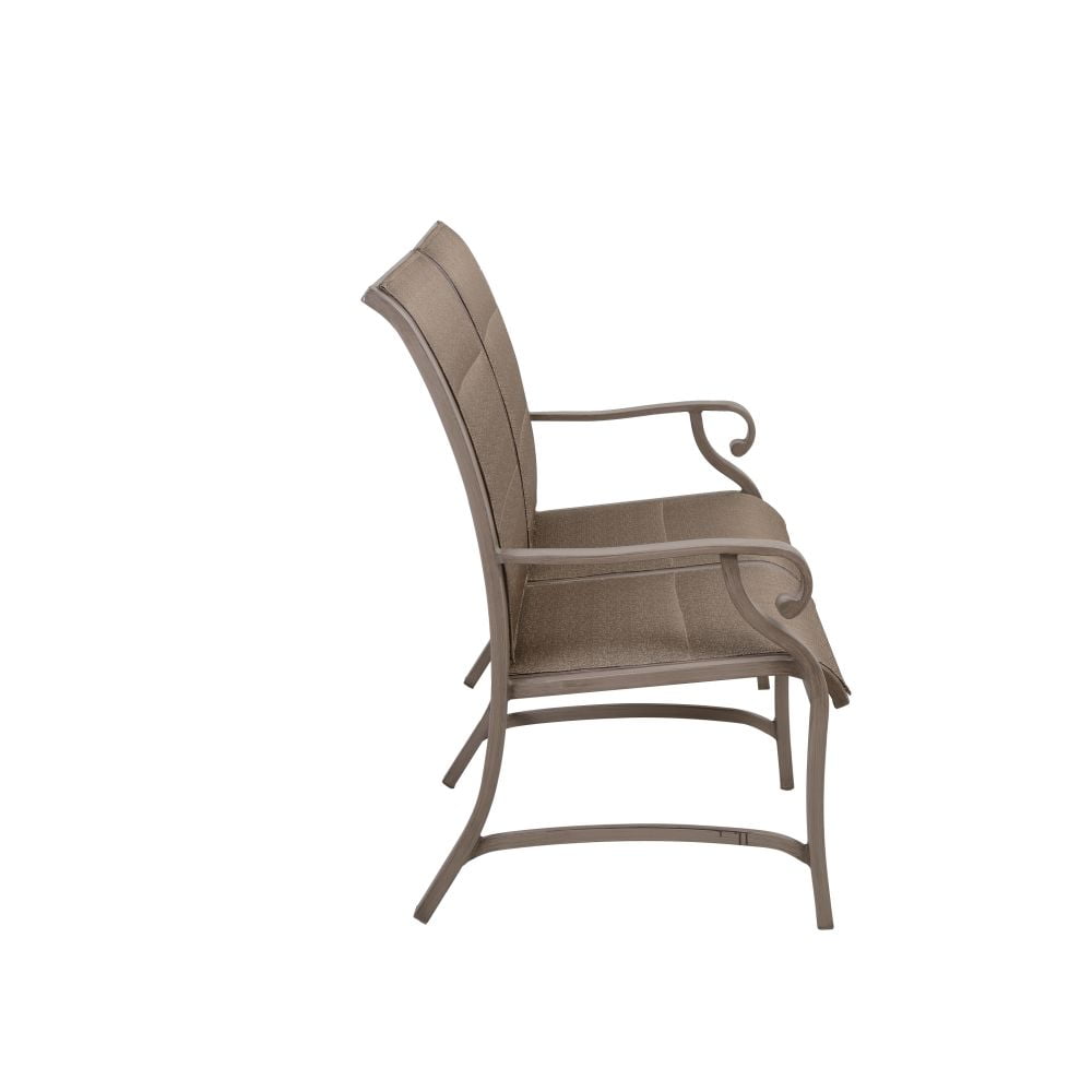 Kepooman Outdoor Garden Patio Double Seat Bench Chair Loveseat with Armrest, Rose Gold Kepooman Outdoor Garden Patio Double Seat Bench Chair Loveseat with Armrest, Rose Gold