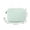 Mint Green, variant on Striped Quilted Cosmetic Bag, Puffy Padded Travel Makeup Organizer Pouch, Portable Cotton Toiletry Storage Bag for Women, Daily Use and Travel