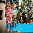 thumbnail image 1 of Gold Christmas Tree Skirt  36 Inch Sequin Pink Double Layers Tree Mat for Party Decorations, 1 of 6