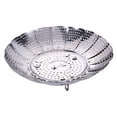 thumbnail image 2 of Steamer Basket Vegetable Steamer Stainless Steel Folding Expandable Steamer for Vegetable Steaming Food Steamer for Cooking Fit Various Size Pot, 2 of 7