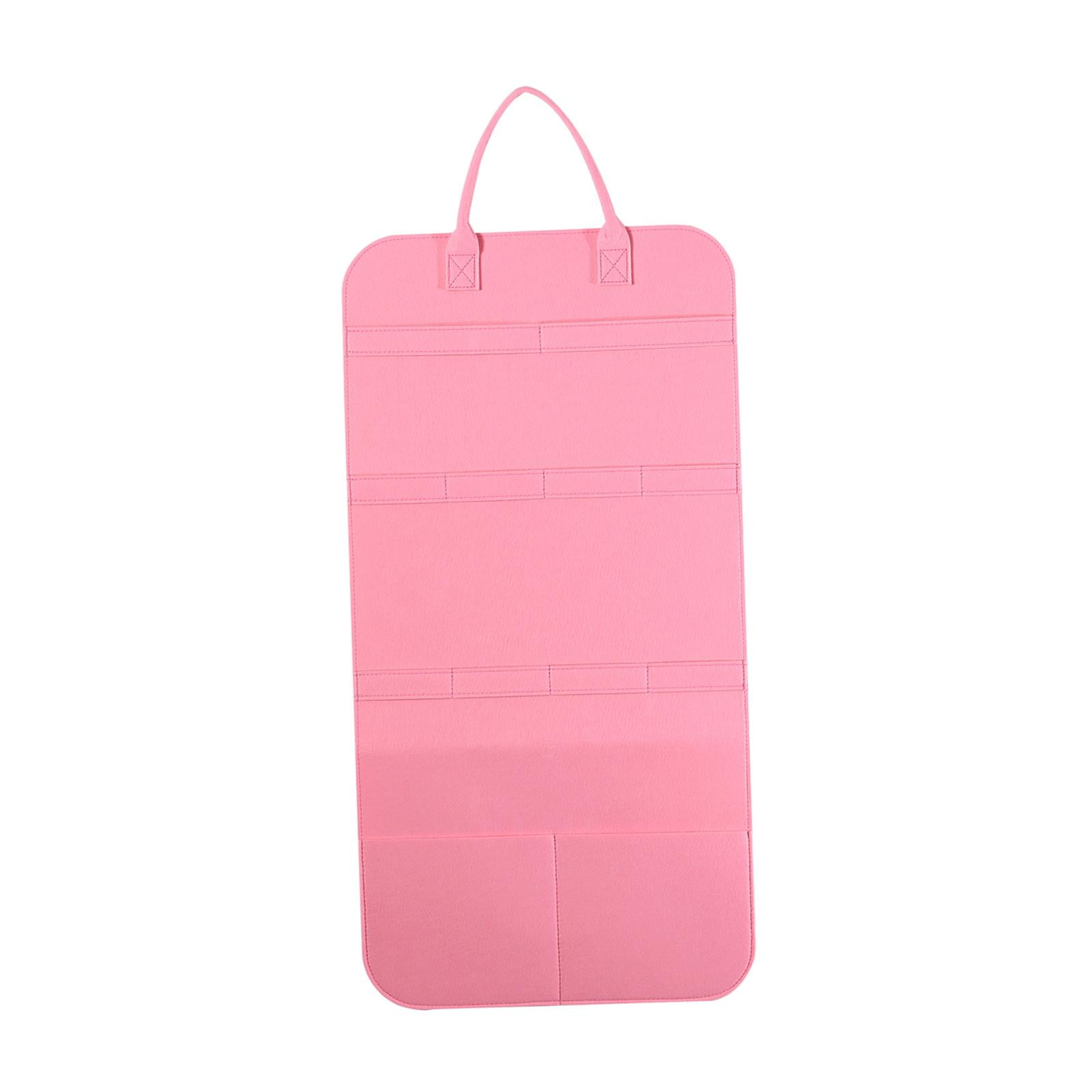 DOLITY Cat Teaser Toy Storage Bag Accessory Large Capacity Reusable Pet Toy Storage Pink
