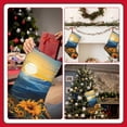 thumbnail image 7 of Vsdgher Elegant Sunset Sunflower Christmas Stockings 18 inch Large Kids Stocking Bags Hanging Socks for Christmas Decor Decorations, 7 of 7