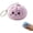Purple, variant on Dumpling Keychain, Soft Plush Squishy Dumpling Keychain, for Handbags Purses Backpacks & Car Keys White